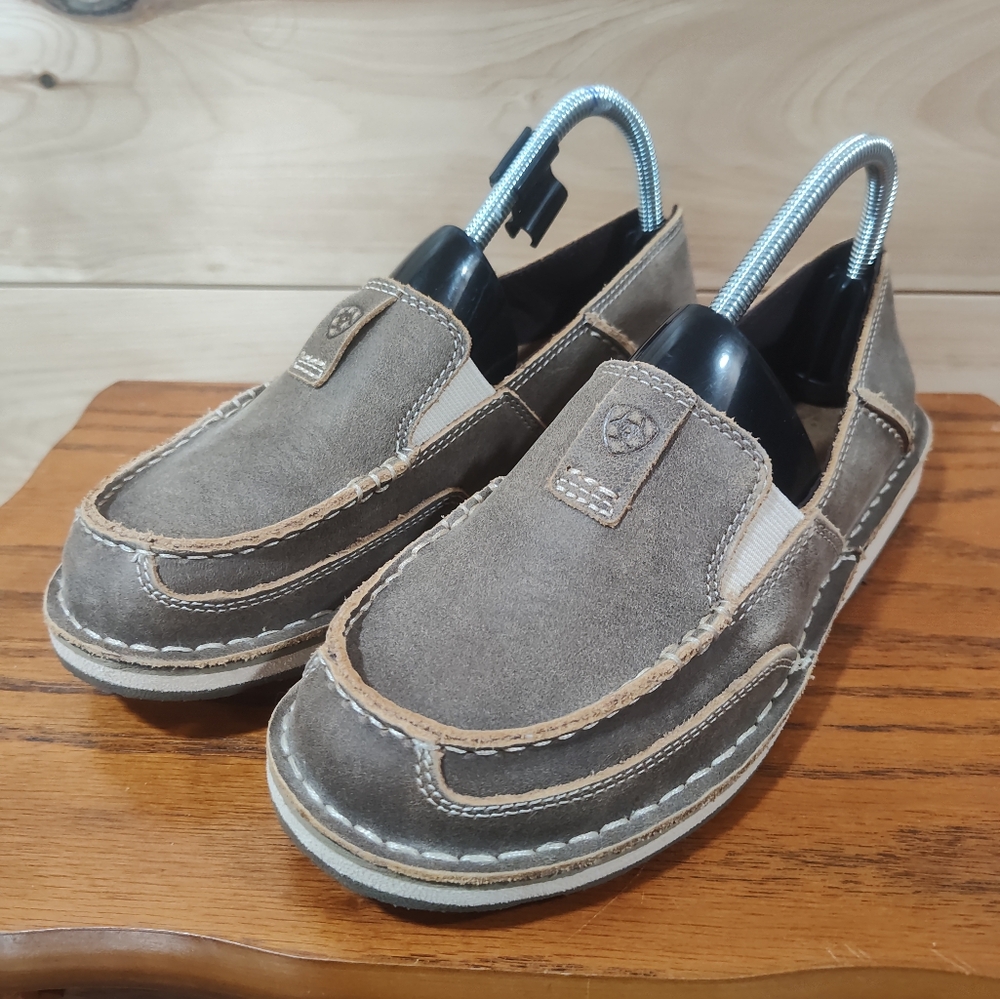 Ariat Cruiser Leather Slip On Comfort Loafer Brown Bomber Shoes Women's 8.5 B